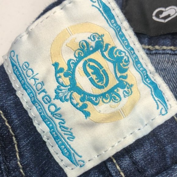 VINTAGE ECKO RED SLIM BOOT JEANS 34x32 😎 - Picture 4 of 12